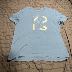 Michael Kors Steel Blue Crew Neck Tee